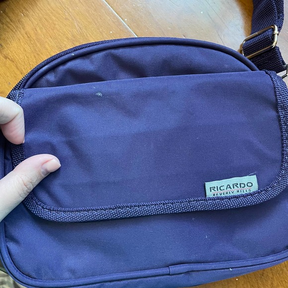 Expandable Bag Purple Ricardo Shoulder Bag Waist Pack Duffel Adjustable Strap - Picture 6 of 10